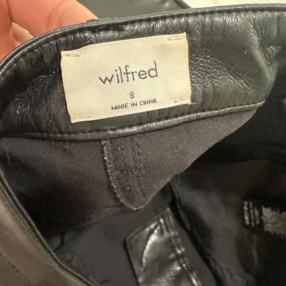 Aritzia Wilfred leather pants - Picture 2 of 2